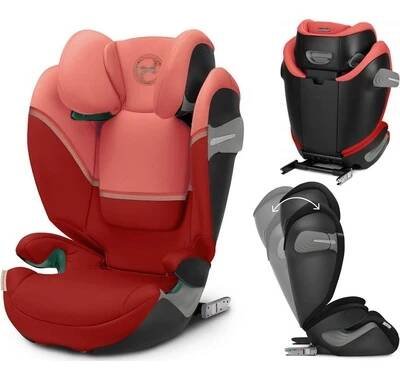 Cybex Solution S2 i-Fix 2023 hibiscus red