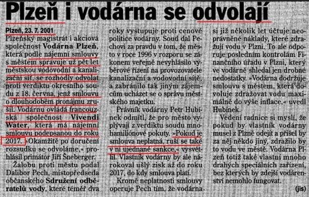 Vodárna Plzeň - jak vodárnu ovládl koncern — PRAVDA O VODĚ