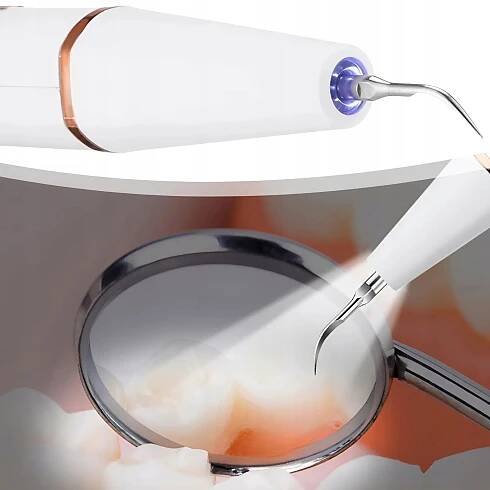 ULTRAZVUKOVÝ ZUBNÍ SKALER SMART PRO ODSTRAŇOVÁNÍ ZUBNÍHO KAMENE Hlavní barva bílá