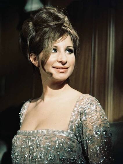 Barbra Streisand, US actress and singer, in a publicity still issued for the film, 'Funny Girl', USA, 1968. The 1968 film musical, directed by William Wyler 