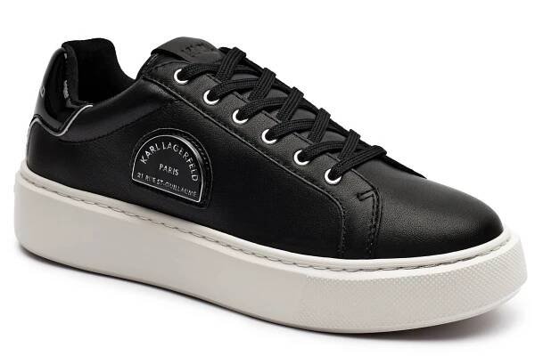 Kůžoné tenisky MAXI KUP Karl Lagerfeld | černá KL62212