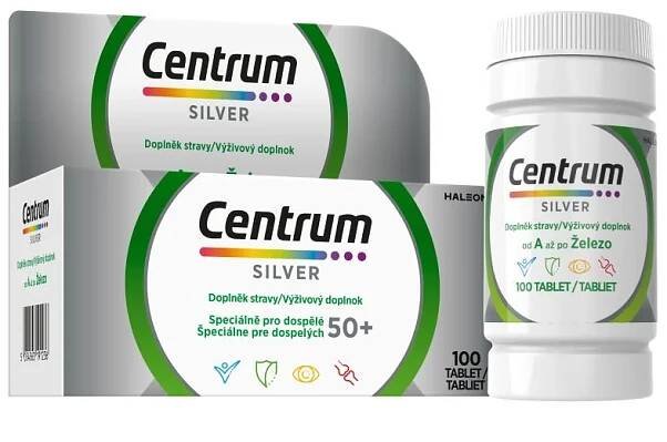 Centrum multivitamín Silver 100 tablet