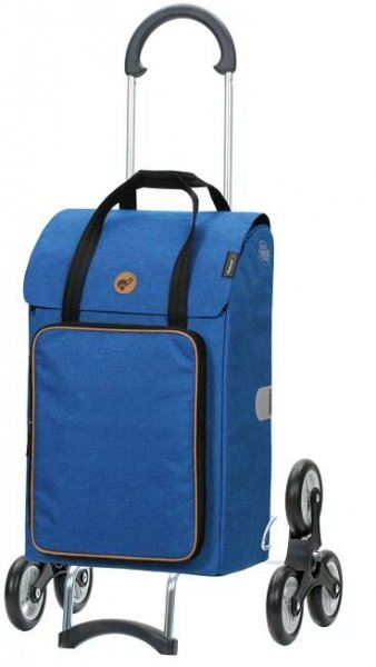 Nákupní taška na kolečkách do schodů Scala Shopper 119 Ipek BO modrá