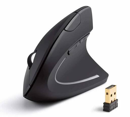 BEZDRÁTOVÁ MYŠ ERGONOMICKÁ VERTIKÁLNÍ MYŠ MYŠ pro PC