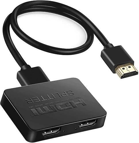 PremiumCord HDMI splitter 1-2 porty, s napájením z USB, 4K, FULL HD, 3D | KRUP