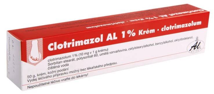 CLOTRIMAZOL AL 1% 0,01G/G krém 50G - Lékárna Damona