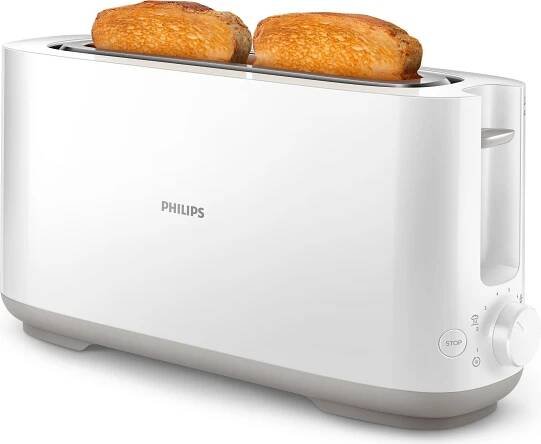 Philips Daily Collection HD2590/00, 1 krajíců, Kov, Knoflíky, Otočné, 950 W, 230 V