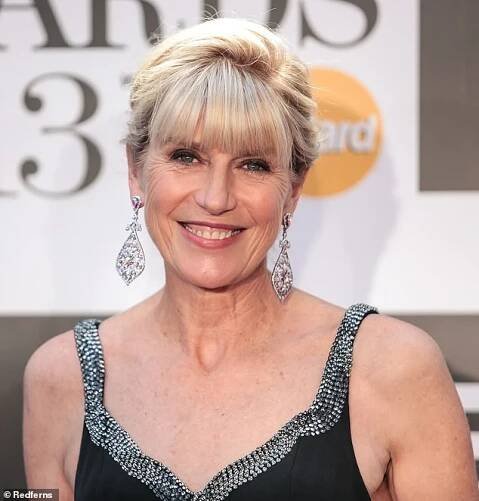 Selina Scott (pictured), 74, was leaving a branch of Waterstones in London on Tuesday afternoon when she was viciously attacked and robbed by an organised gang