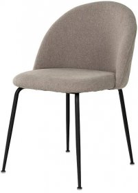 Jídelní židle GINIVI - šedá/černá