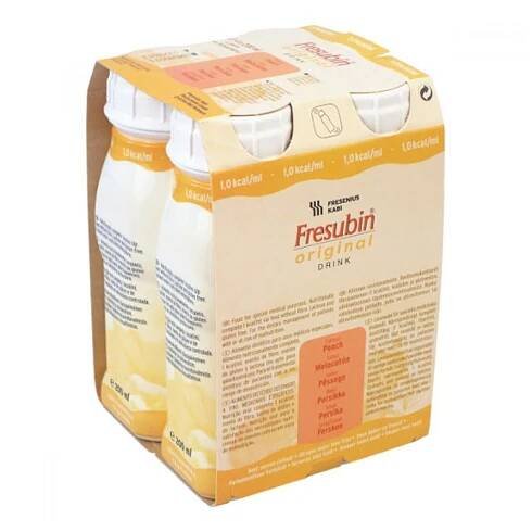 Fresubin Original s broskvovou příchutí por. sol. 4X200ml