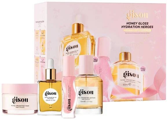Gisou Honey Gloss Hydration Heroes Hair Value Set