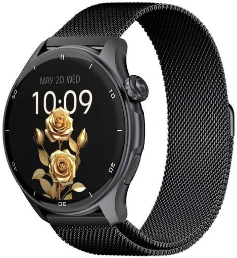 Chytré hodinky Madvell Talon 2 s GPS a bluetooth voláním černé s kovovým řemínkem