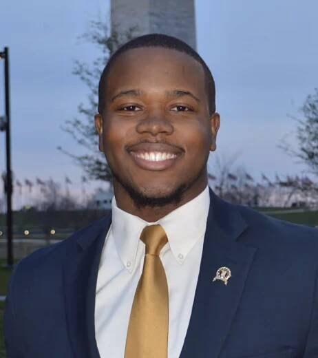 portrait of an african american man smiling