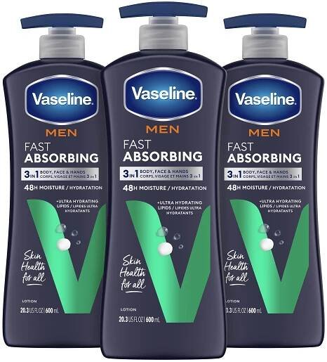 Vaseline Men Fast Absorbing Lotion