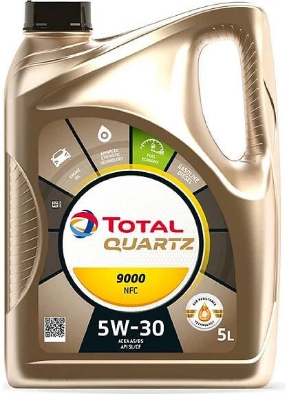 TOTAL Quartz 9000 Future GF6 0W-20 5 l