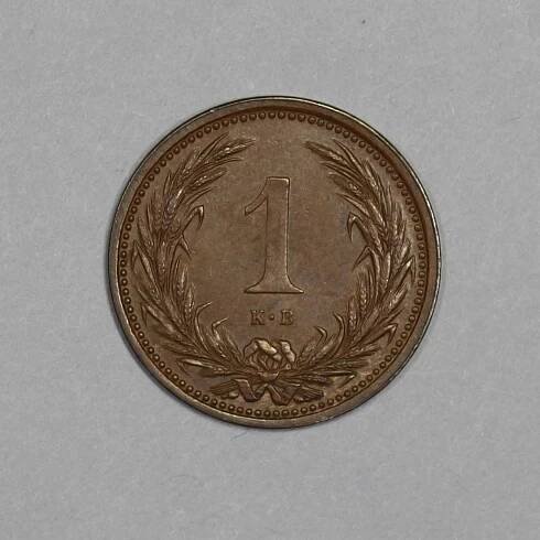 Franz Josef - 1 filler 1900, UNC - Numismatika