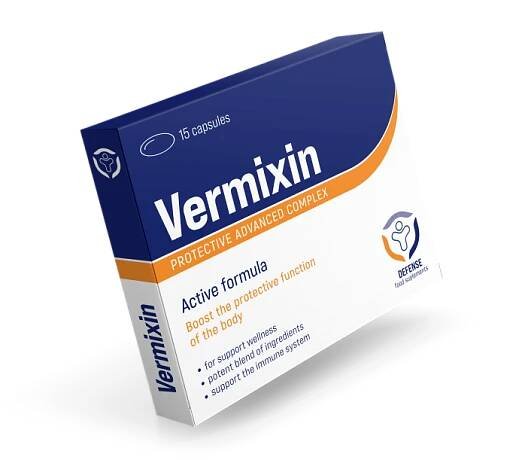 Vermixin kapsle - cena, složení, účinky, recenze, lékárna