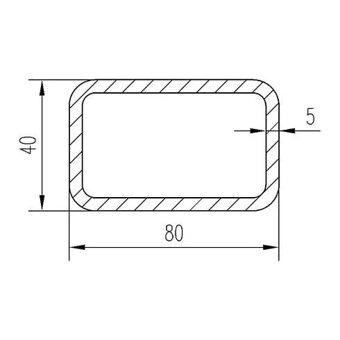 Jekl 80x40x5