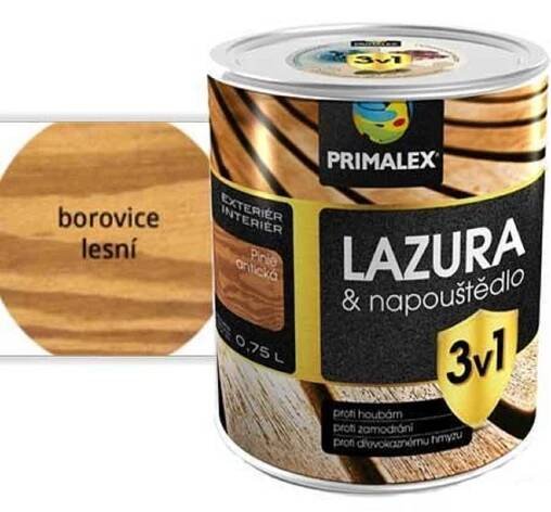 Primalex Lazura 3v1 5 l borovice lesní od 1 650 Kč
