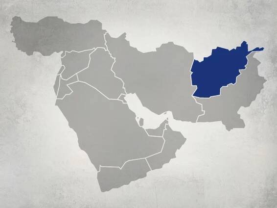 map of afghanistan