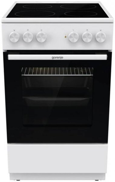 Sklokeramický sporák Gorenje GEC5A61WG bílý