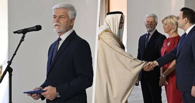 Pavel s první dámou hostili na Hradě diplomaty: Ruského velvyslance nepozvali!