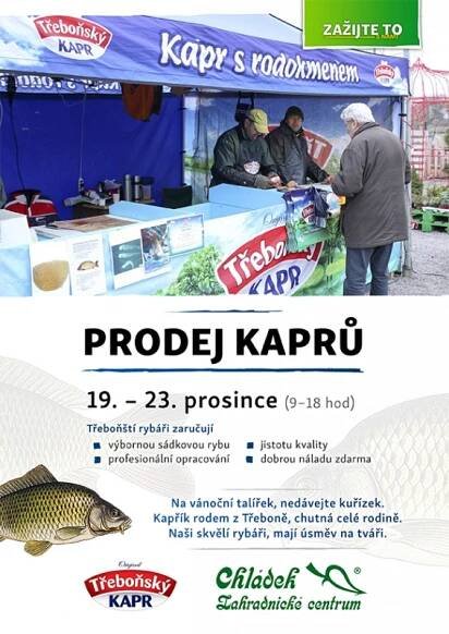 Prodej kaprů : Akce - Zahradnictví Chládek