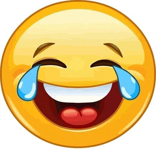 Smějící se emotikony GIF - 46 animovaných emodži GIF