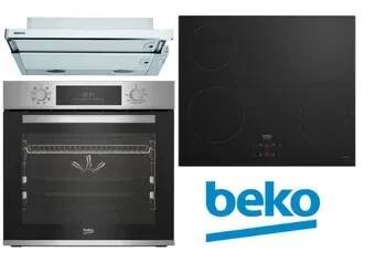 Vaření set Beko BBIM12301X + HII64401MT + CTB6407X