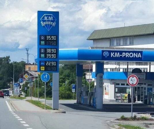 Ceny benzínu a nafty klesají, podívejte se, za kolik natankujete na Táborsku