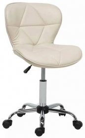 Kancelářská židle eko kůže béžová VALETTA Beliani