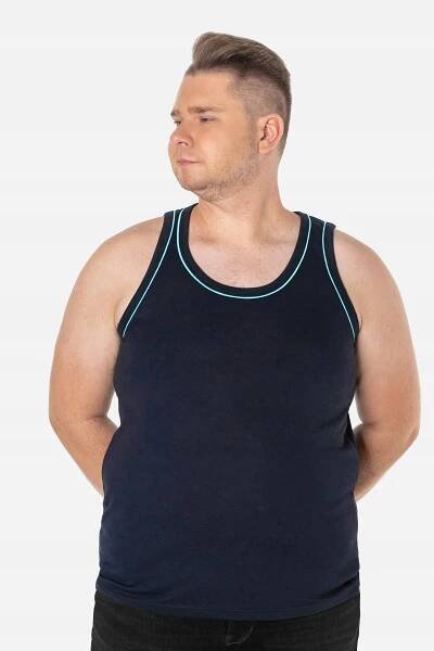 Velké tenké Tričko Pánské bez rukávů Boxerka Podprsenka Top KR05-8 4XL Model KR05 Bezrękawnik Tank Top na wiosnę lato