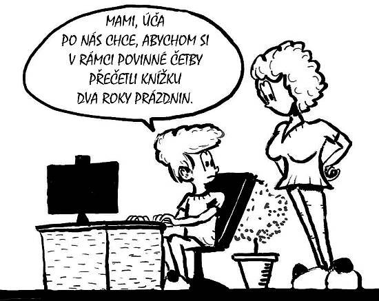 Rouška umlčí ženy a potrápí uši tak, že vyrostou. Kreslíř baví lidi nadsázkou