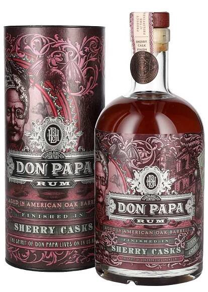 DON PAPA SHERRY CASK 45%0,7l(tuba) Přímý kontakt