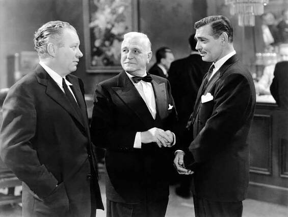 ANY NUMBER CAN PLAY, from left: Edgar Buchanan, Frank Morgan, Clark Cable, 1949