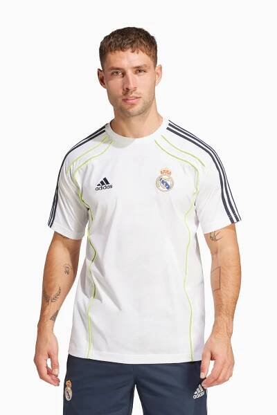 Adidas Tričko Sportovní bavlněné Bílé Real Madrid JF2591