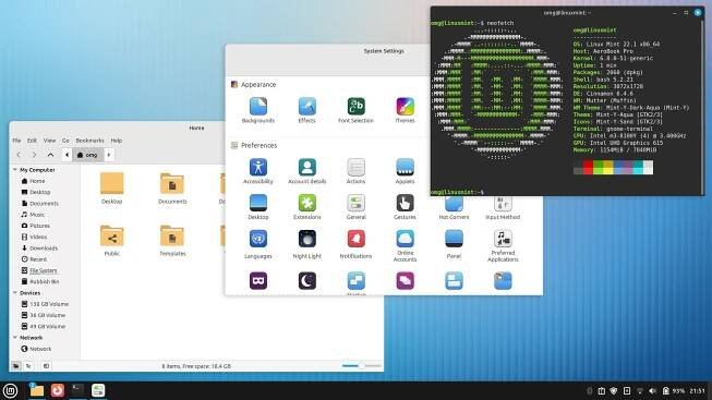 Linux Mint 22.1 'Xia'