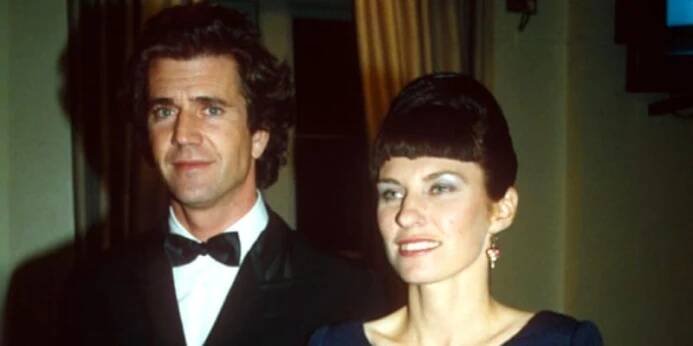 Mel Gibson se svou první a zatím jedinou manželkou Robyn Moore.
