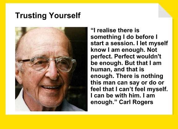 Picture of Carl Rogers titled Trusting Yourself