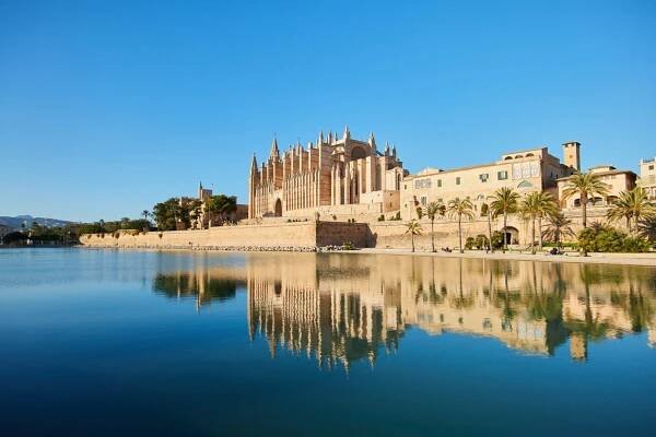The Cathedral of Santa Maria of Palma in Palma, Mallorca
