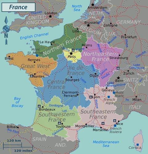 Maps of France | Detailed map of France in English | Tourist map of France | France road map | Political, Administrative