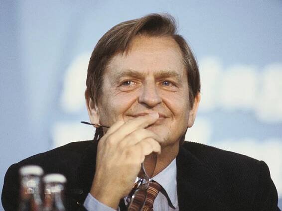 Olof Palme, švédský premiér 1969–1976 a předseda sociálních demokratů