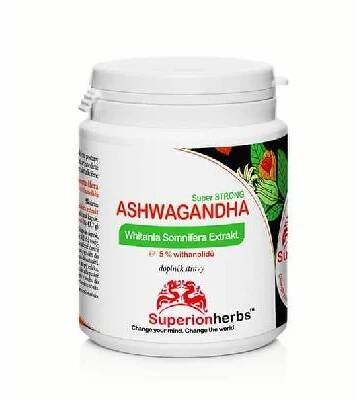 Superionherbs Ašvaganda 90 kapslí