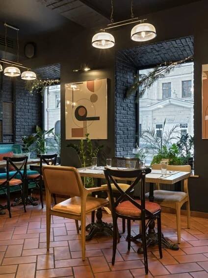 MILANO CAFE. Interior Design & 3D Rendering | Alena Bulataya Design Buro