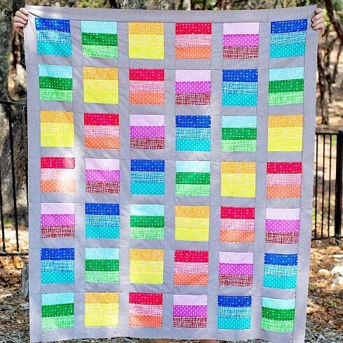 rainbow quilt blocks pattern