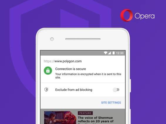 Opera pro Android přináší PiP, rychlé posouvání a tlačítko pro blokování reklam