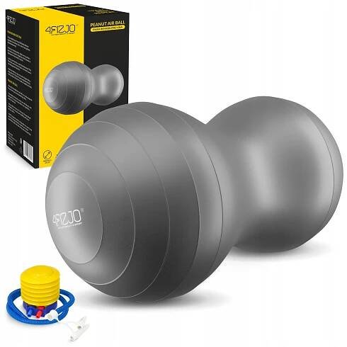 REHABILITAČNÍ MÍČ GYMNASTICKÝ PRO CVIČENÍ PEANUT BALL FAZOLE PUMPA 90 CM
