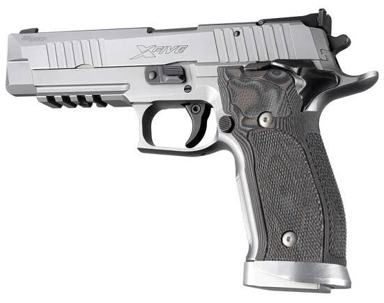 Grip for SIG Sauer P226 SAO X5 X6 - Checkered - G10 GMascus 