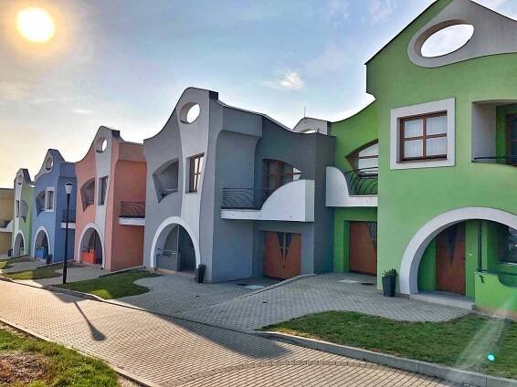 Západ sluníčka před Opilým sklepem - pronájem apartmánu Velké Pavlovice - zvětšit