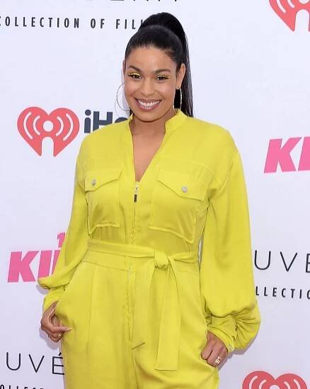 Jordin Sparks on Toddler Tantrums Yellow Outfit